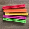 Fabricante de clipes de vedação plásticos grandes de 14 cm para sacos de alimentos, chá e lanches, clipes de vedação à prova de umidade, atacado com logotipo personalizável