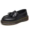 Mocassins com Franjas Transfronteiriços Femininos Couro Genuíno Cano Baixo Sapatos Pequenos de Couro Femininos Estilo Britânico Moda Estudante Bico Redondo Sapatos Casuais