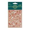 Redanco5D Relieve Ins Popular Dibujos Animados Pegatina Nail Art Lindo Cachorro Manzana Estéreo Pegatina para Uñas Dr1270