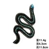 Fornecer moda europeia e americana adesivos de tecido de cobra com diamantes colantes feitos à mão para sapatos e chapéus bolsa roupas casaco decorações diy