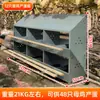 Gallinero con Nido Ponedero, Gallinero Exterior Impermeable, Refugio de Lluvia Exterior para el Hogar en Invierno, Caja Ponedero Móvil para Gallinas