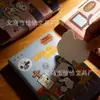 Caderno Snoopy 3D com Botão de Pressão A5 Caderno Pautado com Folha Dourada Caderno com Botão de Pressão Colorido Diário Planejador para Aluno do Ensino Fundamental