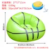 Sofá en Forma de Bola, Sofá Inflable de Baloncesto y Fútbol, Sofá Perezoso, Sofá Individual, Sofá Inflable de Fútbol, Sofá Azul