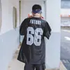 Camiseta de Manga Corta Holgada Estilo Americano para Hombre, Camiseta Deportiva Versátil de Verano, Top de Moda