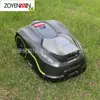 Cortador de grama robô sem fio com visão panorâmica RTK AI para jardins de vilas, controlado por aplicativo móvel