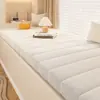 [Transfronteiriço] Tapete de veludo teddy para bay window tapete de janela 2023 novo outono e inverno removível e lavável almofada de algodão para varanda