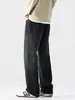 Ropa de Hombre Fengshe / Nueva Colección Primavera y Otoño 2026 Rectos Holgados Streetwear Americano Elásticos Jeans Negros para Hombre