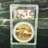 A famosa pintura da lenda, moedas comemorativas coloridas, dez pinturas famosas, medalhas comemorativas, Qingming Shanghe Tu, Qianli Jiangshan Tu, brindes de atividade