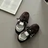 Sapatos femininos Star Dexun 2026 outono novo estilo casual versátil que aumenta a altura color block com cadarço sola grossa sapatos casuais para o dia a dia