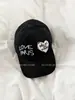 Gorra de Béisbol Bordada con Letra de Corazón Estilo Coreano para Mujer, Nuevo Modelo de Primavera, Sombrero de Sol Versátil para Parejas, Gorra tipo Pico Adelgazante para Hombre