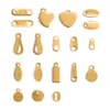 Cadena de Cola de Acero Inoxidable en Stock Accesorios para Joyería DIY Kit de Materiales Hechos a Mano Pulsera de Oro de 18K Varios Estilos Piezas Finales para Collares