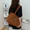 Bolsa Feminina Fashion Grande Capacidade Ombro Transversal Nova Bolsa de Mão Estilo Academia Britânica Estampada para Imprimir LOGOTIPO