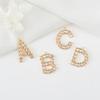 Accesorios de joyería DIY con circonita 26 letras inglesas colgante chapado en oro 14K colgante collar pulsera materiales hechos a mano