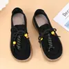 Zapatos Birkenstock Retro para Mujer Otoño Nuevos Zapatos de Tela Old Beijing Transpirables Suela Suave Mocasines Casuales con Cuentas Zapatos de Mamá