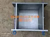 Molde de Teste de Ferro Fundido para Concreto 150 Resistência à Compressão 10070.7 Molde de Impermeabilidade para Argamassa Polido Rut Placa Grande de Aço Integral