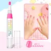 Amazon Pluma de Pintura de Uñas a Base de Agua para Niños Pintura de Uñas Colorida Divertida Juguete para Pelar Sin Hornear para Niños