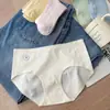 Calcinha Feminina Antibacteriana Sem Costura 7A, Algodão Puro para Meninas, Novo Estilo Fino de Verão 2026, Cueca de Cintura Média Não Apertada