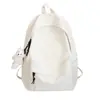 Mochila Simple Ligera Personalizada con Logo al por Mayor para Mujer, Estilo Coreano Gran Capacidad Mochila Escolar para Estudiantes, Mochila de Color Sólido para Niña Regalo