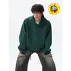 Sudadera con capucha de peso pesado para hombre, bordado de letras, lavado a la arena, desgastada, patchwork, hombro, cuello redondo, moda, Otoño/Invierno 2026