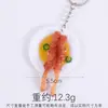 Chaveiro de Prato de Comida Simulada Pvc Miniatura Prato de Comida Simulado Cozinhar Brinquedo de Faz de Conta Restaurante Pequeno Presente