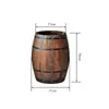 Barril de Vino Decorativo Barril de Roble Madera Anticorrosión Barril de Vino Tinto Boda Exposición Bar Accesorios de Fotografía Barril de Cerveza Vino