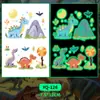 Adesivos de Tatuagem de Dinossauro de Desenho Animado Luminosos para Homens e Mulheres à Prova d'Água e Duradouros Adesivo de Pele Natural para Braço Infantil Brinquedos