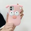 Funda de Cerdo Rosa Linda y Adorable de Dibujos Animados para iPhone 17 Adecuada para Apple 16, 14/15 Pro Max, Funda de Teléfono Anti-Caídas para 13