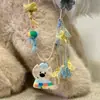 ¡¡¡Súper lindo!!! Collar Colgante Perro Globo M&M Rojo para Mujer, Nuevo Accesorio de Cadena para Suéter de Alta Gama Otoño e Invierno 2025
