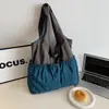 Bolso de Hombro Plegable, Bolso de Compras Casual con Cremallera de Gran Capacidad, Bolso de Mano Tote Versátil Nuevo para Viajes Transfronterizos
