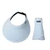 Sombrero de Sol para Mujer con Parte Superior Abierta Sombrero de Sol de Verano para Montar en Bicicleta Playa Sombrero de Sol Simple Ala Ancha Sombrero de Sol que Cubre la Cara Sombrero de Montar