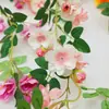 Trepadeira de Gardênia Artificial para Cobertura de Tubo de Ar Condicionado, Decoração de Casamento Interno, Arranjo de Flores Artificiais, Decoração de Paisagismo, Pendurado na Parede