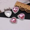 Accesorios para el Cabello Estilo Coreano Hechos a Mano DIY Accesorios Multicolor Corazón Amor Tocado Disco Hebilla Diamante Garra Cadena Accesorios de Metal