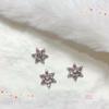 Arte de Uñas Navideño Joyería de Circonita 107 Árbol de Navidad Colgante de Campana Cadena de Copo de Nieve Borla DIY Accesorios para Uñas Postizas