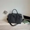 Bolsa de Lona Texturizada da Moda para Mulheres, Grande Capacidade, Bolsa de Mão para Viagens Curtas, Versátil, Ombro Único, Transversal, Para o Trabalho, Bolsa Tote