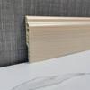 Rodapié de PVC con Clavo Oculto Tira Antipolvo Base de Fibra de Bambú Borde Invisible Estilo Moderno Piso con Borde a Presión