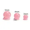 Accesorios de Bola Luminosa de 1.2 Dientes de Color Caramelo, Bolas Brillantes Multicolor, Piercings Externos de Lengua con Dientes, Aretes, Bolas de Repuesto para DIY