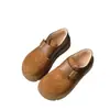 Zapatos Birkenstock Retro de Suela Gruesa para Aumentar la Altura para Mujer Otoño 2026 Mocasines Versátiles sin Cordones Zapatos Casuales Cómodos de un Solo Paso