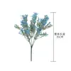Fabricante de Flores Artificiales Estilo Ins Flor de Trébol de Cuatro Hojas de la Suerte Flor Artificial Decoración del Hogar Ramo de Boda Pared de Plantas Transfronterizo