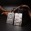 Colgante Chiba Plata Tailandesa Signo del Zodiaco Doce Dios Guardián Colgante para Hombres: Colgante de Rata, Buey, Tigre, Conejo, Dragón, Serpiente, Caballo, Oveja, Mono, Gallo, Perro, Cerdo