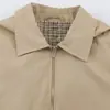 Moda europea y americana transfronteriza para mujer, popular en AliExpress: Chaqueta casual estilo francés con capucha desmontable
