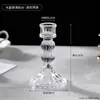 Adorno Creativo de Candelabro Retro Europeo Accesorio para Cena a la Luz de Velas Base de Portavelas de Mesa para Ambiente