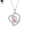 Knn-1078 Collar de Alta Gama con Forma de Corazón para Mujer, Joyería Transfronteriza con Diseño Único, Cadena para Clavícula de Corazón de Amor