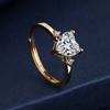 Estilo K de la Tendencia Nacional Chapado Imitación Oro de 18K Anillo Simple Elegante para Mujer Seguro en Vivo Venta Caliente de Aliexpress Ventas Directas