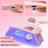 Lâmpada de Unha Portátil para Manicure, Lâmpada UV Portátil de Tomada para DIY, Secagem Rápida Sem Danificar as Mãos