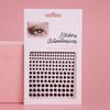 Parche para Cejas de Perlas de Diamante Transfronterizo Adhesivo para Fiesta Sin Pegamento Parche para Ojos Frente Cara Parche de Pedrería Gema Acrílica Parche Facial