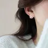 Pendientes de Fuegos Artificiales Exquisitos y Sencillos Estilo Fresco con Goteo de Aceite, Dulces y Modernos con un Toque de Lujo, Versátiles para el Uso Diario, Accesorios de Oreja de Nicho