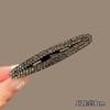Pinza para el pelo con estilo Dongdaemun de Corea del Sur, pinza para flequillo lateral con pedrería elegante, pinza bb para el pelo de mujer de aspecto elegante