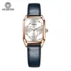 Novo Relógio Feminino Augusten Quadrado Estilo Luxo Leve com Movimento Japonês, Relógio de Pulso Feminino a Quartzo