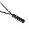 Nuevo collar colgante de columna de los deseos I LOVE YOU de acero inoxidable largo transfronterizo, accesorios de joyería para parejas al por mayor