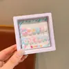 Novas Unhas Infantis Removíveis Vestíveis na Caixa para Meninas, Adesivos de Unha Removíveis, Adesivos de Unha Exquisitos de Desenho Animado, Peças de Unha